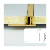 Listwa aluminiowa PA12 złota wykończeniowa / dekoracyjna