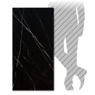 Płyta winylowa SPC Marble Black 60x120 cm
