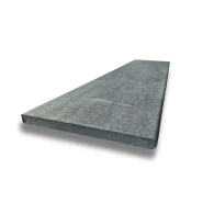 Podstopnica Płomieniowana G690 Bazalt polerowana bullnose 160x40x3
