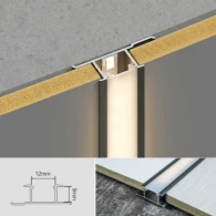Listwa aluminiowa PA16 czarna wykończeniowa / dekoracyjna