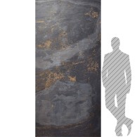 Fornir kamienny Black Slate Gold 122x280x0,2 cm