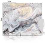 Płyta Węglowa WPC Blue Art Błyszcząca -  3,13 m² - 280x112 cm