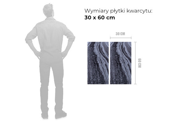 Wymiar płytki z łupka